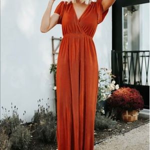 Baltic Born maxi dress sz small NWT in rust!!